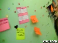 Horny teen Kiki fucks her boyfriend in front of the cam