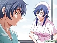 Busty hentai nurse fucked