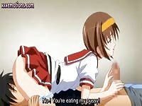 Animated cutie sucking in sixtynine